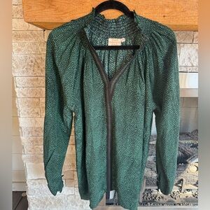 Rungolee Aspen Full Sleeve Silk Blouse, sz med